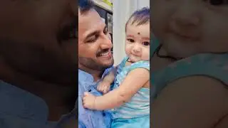 father daughter love 💗 #psimom #cutebaby #psikorde #prashvi #babygirl