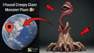 I Found Scary Giant Monster Plant Caught On Google Earth and Google Maps 😰!