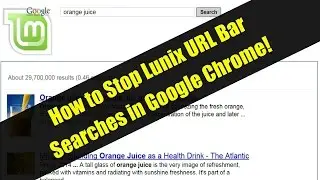 How to Stop Linux URL Bar Searches in Google Chrome!