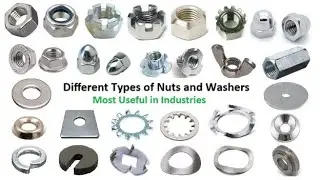 Different types of nuts and washers #mechanicalengineeringskills #washers #nuts #mechanicalskills