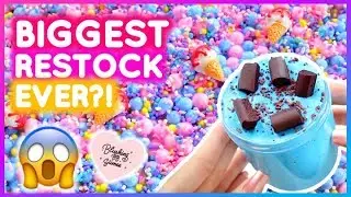 BIGGEST BLUSHINGBB SLIME RESTOCK!! 😱💦