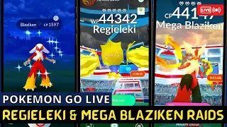 🟢 Regieleki and Mega Blaziken Raids Live