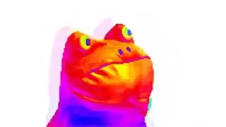white background rainbow reptile