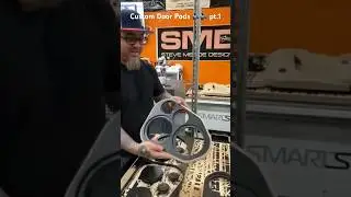 Custom door speaker pods 🔊 pt.1 GMC Yukon XL 2 sets of 3 ways (layout, cutout)