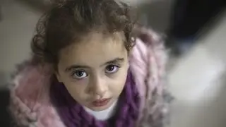 A child who lost her parents......