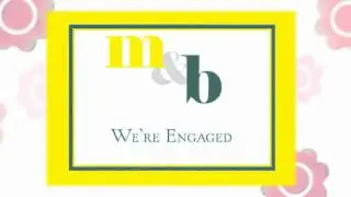 Elegant Engagement Invitations