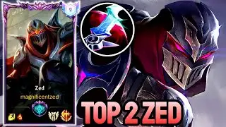 WILD RIFT ZED - TOP 2 ZED GAMEPLAY - EX CHALLENGER RANKED