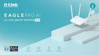 D-Link EAGLE PRO AI Series AX1500 Smart Router (R15)