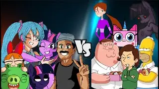 MUGEN Request 1020: Team Sengek + Christeen The Magic Sparkle Girl VS Team Boris Anderson