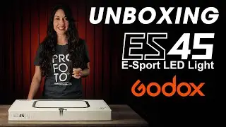 UNBOXING | GODOX Lámpara LED Gamer E-Sports ES45 | PROFOTO Mx