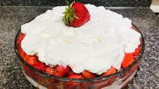 STRAWBERRY SHORTCAKE TRIFFLE