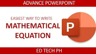 How to Write Equation in Powerpoint Presentation