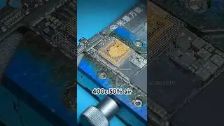How To Remove iPhone CPU FAST to avoid floating / shorting POWER IC #phonerepair #shorts #a10