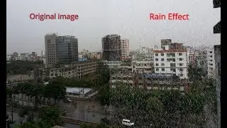 Photoshop Tutorial | How To create Excellent Rain Effect easily In Photoshop CS6
