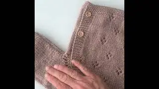 Kalın ip ile yenidoğan bebek hırka sayıları