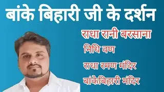 Vrindavan Yatra 2024 | Barsana Yatra Nidhivan Darshan 2024