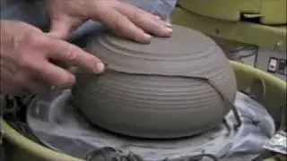 Jerry Marshall - Throwing and Trimming a Lidded Casserole at Chambers Pottery