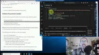 Python: Dictionary-based Password Cracker