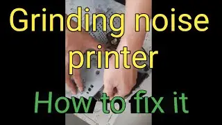 HP Laser Printer  Makes a Grinding Noise When It is Turned On or Printing