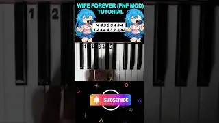 Wife Forever (Friday Night Funkin - Vs Sky MOD) - Easy piano TUTORIAL 