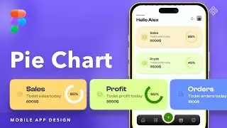 Mobile App Design Tutorial | Create a pie chart/donut chart in Figma