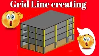 Grid Line creating in Revit Architecture.....#02🏡🏡