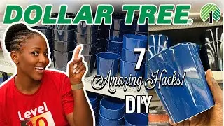 7 NEW Dollar Tree Vase DIY HACKS