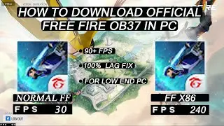 FREE FIRE X86 OB37 APK DOWNLOAD | FREE FIRE X86 APK OB37 | FREE FIRE X86
