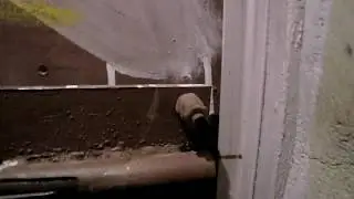 Замок самодельный для сарая или гаража. Ключ из проволоки. Засов за даром.