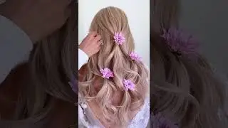 Floral Bridal Hairstyle!