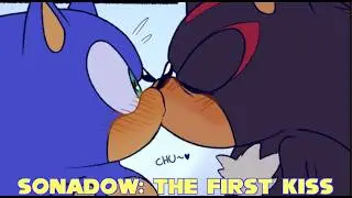Sonadow: The First Kiss 💋💙 (comic dub)
