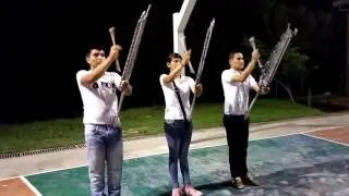 demostracion de marcha regular (norteamericana) en lira