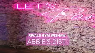Out with our Selfie Tower at Abbie's 21st in Rivals Gym in Wishaw. #photobooth #photoboothhire