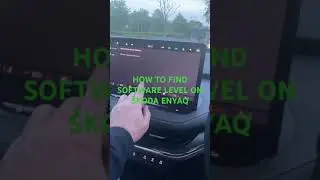 How to find software level on Škoda Enyaq 2024