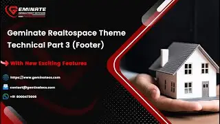 Geminate Realtospace Theme - Technical Part 3 (Footer)