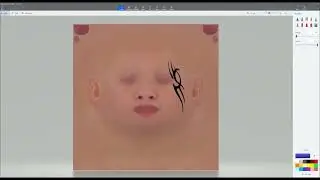 Metahuman - Add tattoo in five minutes - easy no photoshop needed - MS Paint 3D