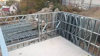 Монтаж каркасного дома из ЛСТК ЗА 11 ДНЕЙ
