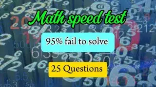 Only 1% genius can solve this all question 🧠🤯 watch till the end #mathshack #braintest