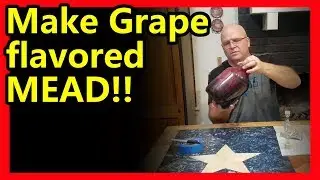 What is a pyment? How to make a grape flavored mead! Small batch recipe.