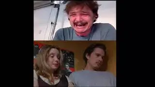 celine & jesse | pedro pascal crying meme