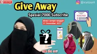 GIVE AWAY SPESIAL 7000 SUBSCRIBE | GIVE AWAY AKHIR TAHUN 2021