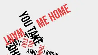 Typography Edit - Take Me Home // Alight Motion (Free Preset)