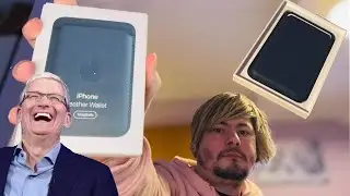 Magsafe Leather Wallet Unboxing (Baltic Blue)