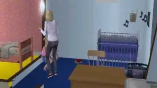 My Sims on Sims 2 jamming to the Naked Brothers Band!