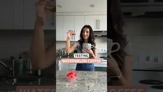 WATERMELON COFFEE taste test 😅 