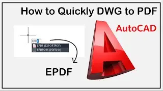 How to Quickly DWG to PDF on AutoCAD | Cara Cepat Membuat Gambar DWG ke PDF pada AutoCAD