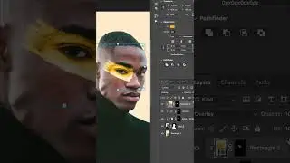 How to do a paint-effect with blending modes in Photoshop Part 2. #shorts #photoshoptricks