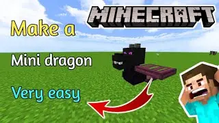 how to build a small ender dragon in minecraft|minecraft how to build a small dragon