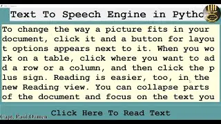 How to Convert Text To Speech using pyttsx3 Engine in Python