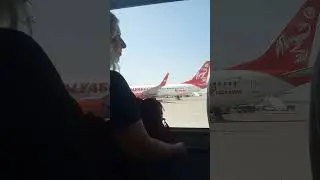 Аэропорт – автобус – самолёт